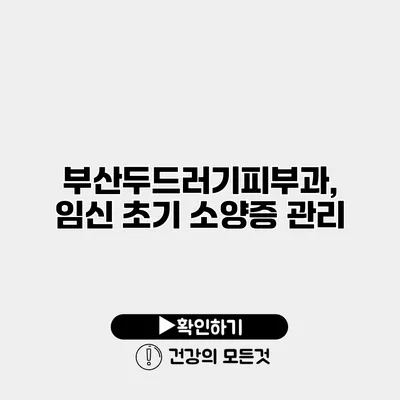 부산두드러기피부과, 임신 초기 소양증 관리
